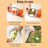 Portable Poop Scooper for Dogs, 6-Claw, Orange