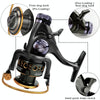 YUMOSHI MG30 Double Unloading Metal Head Front and Rear Brake Fishing Reel