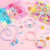 Beaded Educational Toys DIY Jewelry Material Set For Children 15 Grids Makato Pudding+M  Package