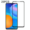 For Huawei P Smart 2021 25 PCS Full Glue Full Screen Tempered Glass Film