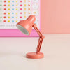 LED Foldable Mini Magnetic Desk Lamp with Clip(LD02 Rose Red)