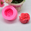 Three-dimensional Rose DIY Silicone Mold Cake Baking Decoration(Pink)