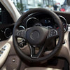 Car Carbon Fiber Steering Wheel Decorative Sticker for Mercedes-Benz