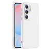 For Samsung Galaxy S24 FE 5G Nano Lens Cover Liquid Silicone Phone Case(White)