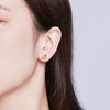 Banana Earrings Sterling Silver S925 Temperament Earrings