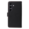 For Samsung Galaxy S25+ 5G BETOPNICE BN-005 2 in 1 Detachable Imitate Genuine Leather Phone Case(Black)