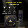 HK1 RBOX-H8S 4K Ultra HD Android 12.0 Smart TV Box with Remote Control, Allwinner H618 Quad-Core, 4GB+64GB(AU Plug)