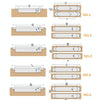 Three-Dimensional Adjustable Cross Hinge Folding Door Concealed Hinge, Specification: No. 5 Dumb Black 120kg