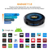 HK1RBOX-W2 Android 11.0 Amlogic S905W2 Quad Core Smart TV Box, Memory:4GB+64GB(AU Plug)