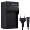 PULUZ EU Plug Battery Charger with Cable for Canon NB-6L Battery