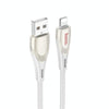 hoco U133 8 Pin to USB-A Braided Fast Charging Data Cable, Length:1.2m(Grey)