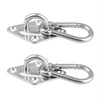 2 PCS 8mm 316 Stainless Steel Sand Bag Ceiling Hook Heavy Duty Swing Hangers