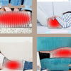 Home Physiotherapy Heating Pad Electric Heating Blanket, Size: 76x40cm, Plug Tpye:US Plug(Silver Gray)