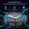 HK1RBOX H8-H618 Android 12.0 Allwinner H618 Quad Core Smart TV Box, Memory:4GB+64GB(AU Plug)