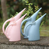 2l Pink Long Spout Watering Can Durable Water Bottles Kettle For Home Flowers Garden Supplies