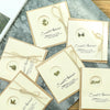 10pcs Vintage Metal Gift Greeting Card Cowhide Envelope Holiday Card(08 Crown)