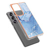 For Samsung Galaxy S25 Ultra 5G Electroplating Marble Dual-side IMD Phone Case(Blue 018)