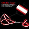 Reflective Dog Lead & Collar Set, Small, Black (31-46cm Chest) - Nylon