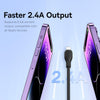 Baseus Pudding Series 2.4A USB to 8 Pin Fast Charging Data Cable, Length:2m(Black)
