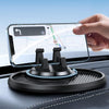 Car Dashboard Navigation Phone Holder Multifunctional Non-Slip Storage Bracket(Black)