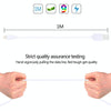 4 PCS HAWEEL 1m High Speed 8 pin to USB Sync and Charging Cable Kit for iPhone, iPad(White)