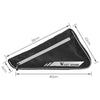 WEST BIKING  YP0707254 4L Bicycle Triangle Bag Mountain Bike Large Capacity Front Beam Reflective Waterproof Bag Riding Equipment(Black)