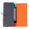Portable Soft Felt Handbag Storage Protective Bag for Nintendo Switch(Dark Gray)