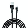 ADC-001 3A USB to 8 Pin Weave Fast Charging Data Cable, Length:1m(Black)