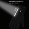 HUNTRANGE A023 Outdoor Waterproof Sports Riding Velvet Touch Screen Gloves, Size: XL(Black)