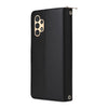 For Samsung Galaxy A13 5G / 4G Nine-card Slots Zipper Wallet Bag Leather Phone Case(Black)