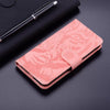 For Realme 13+ Global Tiger Embossing Pattern Flip Leather Phone Case(Pink)