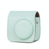 Retro Full Body PU Leather Case Camera  Bag with Strap for FUJIFILM instax mini 7+ (Baby Blue)