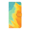 For Asus Zenfone 9 Watercolor Pattern Flip Leather Phone Case(Autumn Leaf)