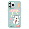 For iPhone 11 Pro Max Skin Feeling Jelly TPU Hybrid PC Phone Case(Potato Chips Puppy Light Green)