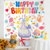 Birthday Layout Hanging Cloth Children Photo Wall Cloth, Size: 180x230cm Velvet(6)