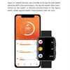 GX08 1.69 Inch Square Screen Smart Watch Supports Heart Rate Detection, Blood Pressure Detection, Blood Oxygen Detection(Black)