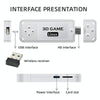 Y6 Handheld Game Console 2.4G HD 4K Wireless Portable Linux Video Game Stick, Style: 128G 10000+ Games