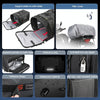Rhinowalk MT4060 Large-capacity Foldable Expandable Tail Bag for Motorcycle Riding with Rain Cover(Black)
