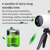 GH3 Wireless 720p WiFi Security Camera, Battery Powered, Night Vision, White