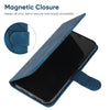 For Samsung Galaxy S25 Ultra 5G Skin Feel Geometric Lines Leather Phone Case(Blue)