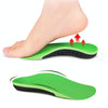 1 Pair 068 Sports Shockproof Massage Arch Of Foot Flatfoot Support Half Insole Shoe-pad, Size:M (255-260mm)(Green Orange)