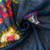 180 X 85cm  Women Cotton And Linen Scarf Retro Splicing Bohemian Printed Silk Shawl SL1903-100