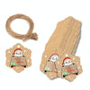 100pcs / Pack Christmas Kraft Paper Tag Gift Wrap Card Set(L-32)