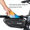 WILD MAN XT4 1.2L EVA Hard Shell Bicycle Triangle Bag Electric Vehicle Side Bag(Sun Pattern)