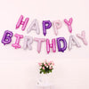 2 PCS 16 Inch Happy Birthday Letter Aluminum Film Balloon Birthday Party Decoration Specification(US Version Princess)