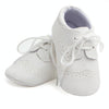 D0772 Cotton Uppers Semi-Rubber Soles Non-Slip Baby Walking Shoes, Size: 12cm(White)
