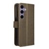For Samsung Galaxy S24 FE 5G Diamond Texture Leather Phone Case(Brown)