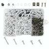 177 PCS/ Box Motorcycle Modification Accessories Windshield Cover Set Screw(Silver)