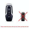TPU One-piece Electroplating Opening Full Coverage Car Key Case with Key Ring for Ford Edge / ESCORT / KUGA / Mondeo / EcoSport / FOCUS (Silver)