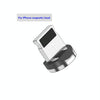 USB to 8 Pin Magnetic Suction Colorful Streamer Mobile Phone Charging  Cable, Length: 1m(Color Light)